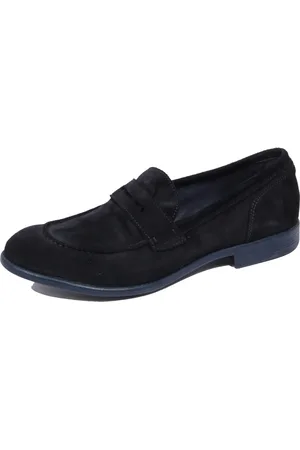 HUNDRED 100 Homme, Chaussures, Bleu, Taille: 44 EU Mocassin effet vintage fabriqué en Italie