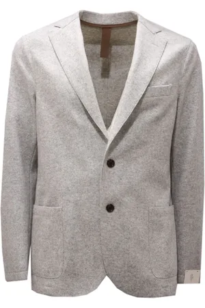 ELEVENTY Homme, Vestes, Gris, Taille: S Veste en Laine Grise Clair