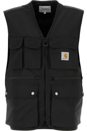 Carhartt Homme, Vestes, Noir, Taille: S Gilet Irwin en Polyester Noir