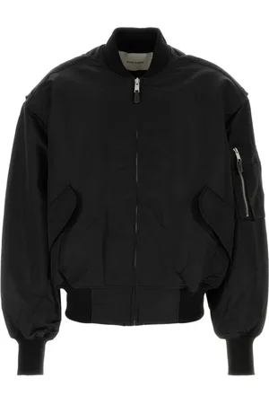 Entire Studios Homme, Vestes, Noir, Taille: L Veste Bomber Large en Nylon Noir