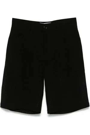 Séfr Homme, Shorts, Noir, Taille: L Jean Denim Noir Boutonné