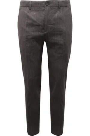 DEPARTMENT FIVE Homme, Pantalons, Gris, Taille: W36 Pantalon Chinos Crop Prince Anthracite