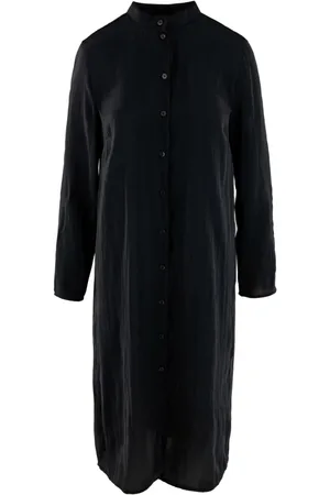 Annette Görtz Femme, Robes, Gris, Taille: 40 FR Robe chemise avec col mandarin