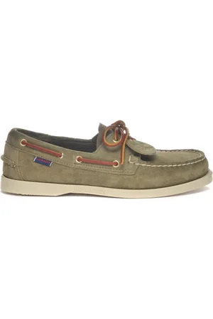 SEBAGO Homme, Chaussures, Vert, Taille: 40 1/2 EU Mocassin en Daim Italien