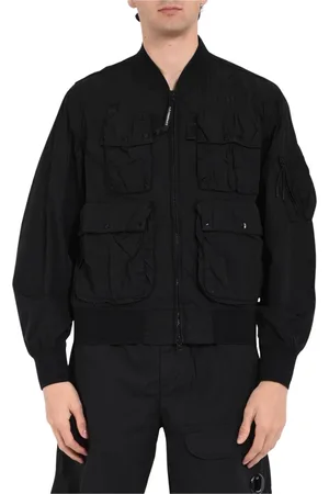 C.P. Company Homme, Vestes, Noir, Taille: L Veste multipoches col en V