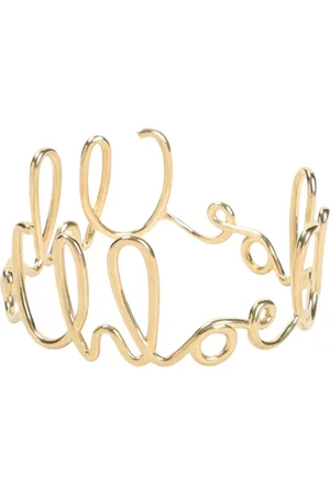 Chloé Femme, Accessoires, Jaune, Taille: ONE Size Bracelet Métallique Accessoire Élégant