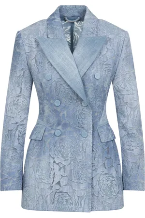 ERMANNO SCERVINO Femme, Vestes, Bleu, Taille: 36 FR Veste Bleue pour Femmes