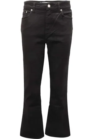 DEPARTMENT FIVE Femme, Jeans, Noir, Taille: W30 Pantalon en laine noire Fabriqué en Italie