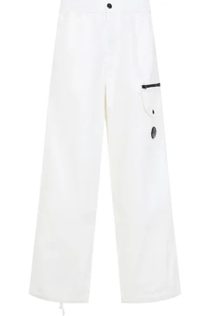 C.P. Company Homme, Pantalons, Blanc, Taille: L Pantalon Blanc pour Homme