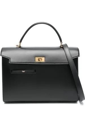 Anya Hindmarch Femme, Sacs, Noir, Taille: ONE Size Sac à Bandoulière Twist-Lock Noir