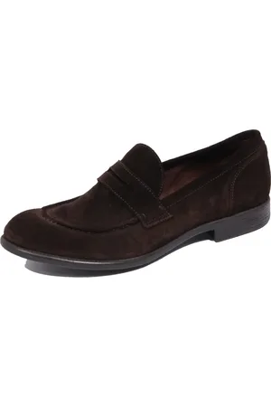 HUNDRED 100 Homme, Chaussures, Brun, Taille: 44 EU Mocassin Effet Vintage