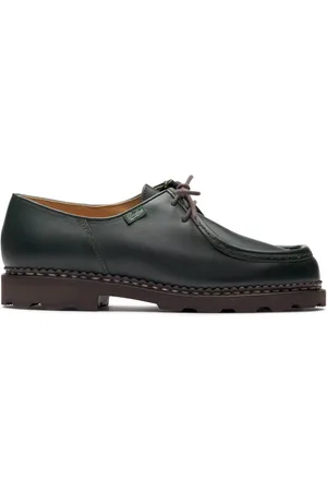 Paraboot Homme, Chaussures, Vert, Taille: 39 1/2 EU Chaussures en Cuir Classiques Norvégiennes Cousues