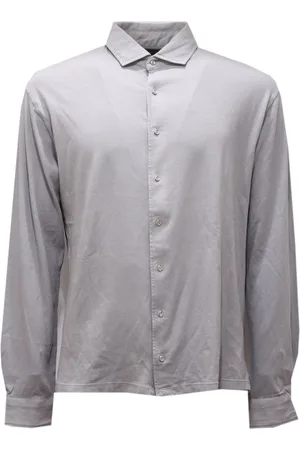 Liu Jo Homme, Chemises, Gris, Taille: XL Polo en Coton Gris Coupe Régulière