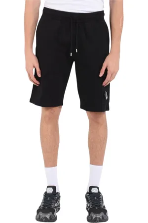 C.P. Company Homme, Shorts, Noir, Taille: L Short cargo Bermuda en felpa