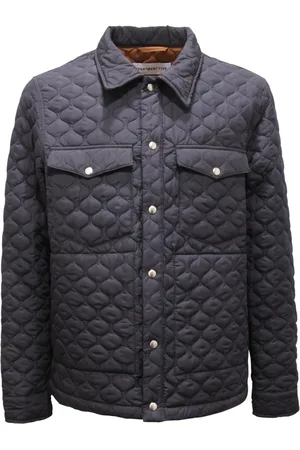 DEPARTMENT FIVE Homme, Vestes, Bleu, Taille: M Veste Dragon en style Nuit/Noix