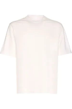 Circolo Homme, Tops, Blanc, Taille: S T-shirt blanc en coton à manches courtes