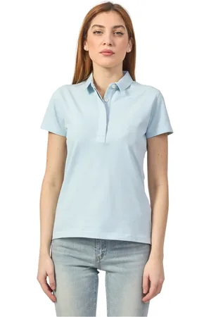 K-Way Femme, Tops, Bleu, Taille: 40 FR Polos et T-shirts Polo bleu clair