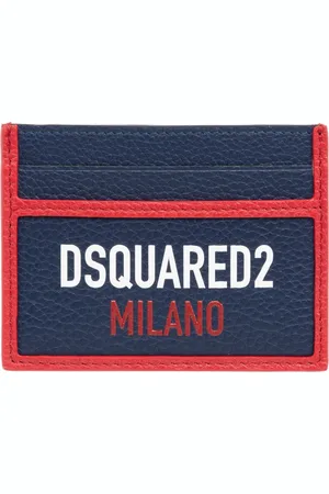 Dsquared2 Homme, Accessoires, Bleu, Taille: ONE Size Porte-cartes de crédit multicolore