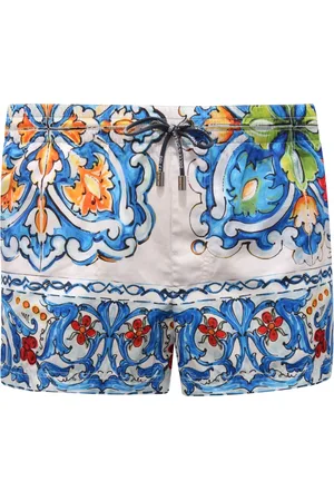 Dolce & Gabbana Homme, Maillots de bain, Multicolore, Taille: S Maillot de bain avec Slip en Polyester Blanc