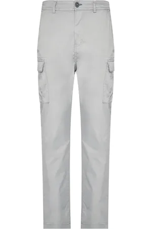 Napapijri Homme, Pantalons, Blanc, Taille: L Pantalon Cargo Polyvalent