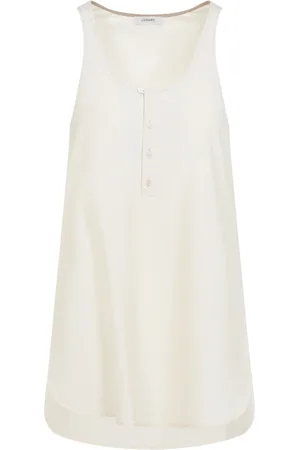 LEMAIRE Femme, Robes, , Taille: 38 FR Haut blanc pour femmes Ss25