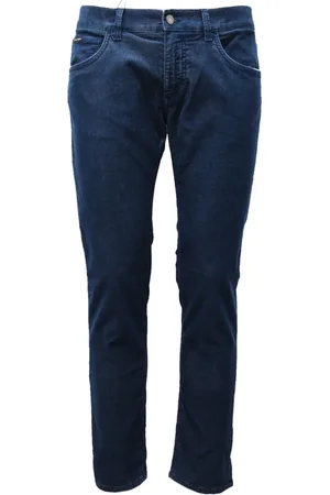 Dolce & Gabbana Homme, Jeans, Bleu, Taille: M Pantalon Skinny en Velours Made in Italy