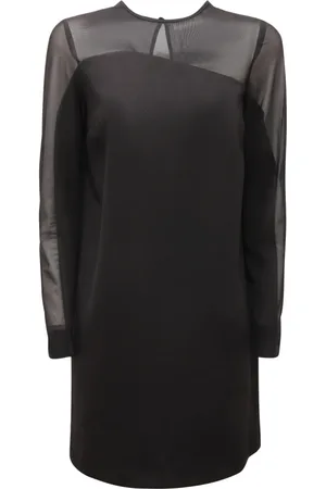 SANDRO FERRONE Femme, Robes, Noir, Taille: 38 FR Robe Noire Fabriquée en Italie