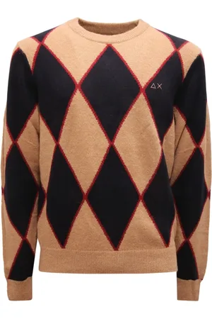 sun68 Homme, Pulls, Multicolore, Taille: S Pull Laine Désert