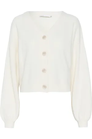 Gestuz Femme, Pulls, , Taille: 40 FR Élégant cardigan en laine avec manches bouffantes