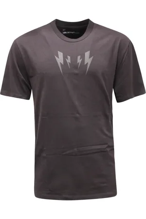 Neil Barrett Homme, Tops, Noir, Taille: 2XS Chemise Noire Slim Fit Fabriquée en Italie