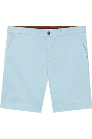 Brooks Brothers Homme, Shorts, Bleu, Taille: W36 Stretch Cotton Gabardine Bermuda Shorts