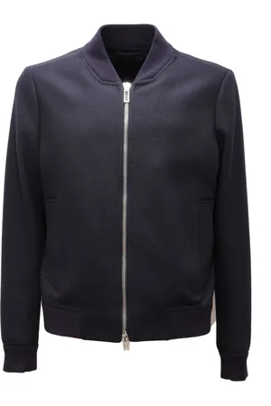 Paolo Pecora Homme, Vestes, Bleu, Taille: L Veste en mélange de laine Fabriquée en Italie