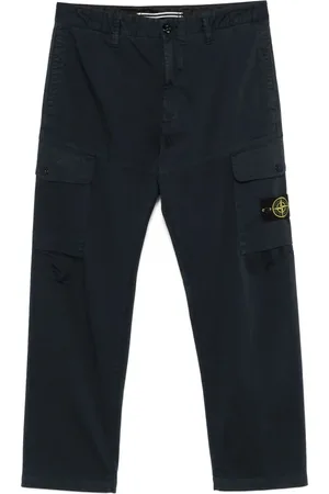 Stone Island Homme, Pantalons, Bleu, Taille: W30 Pantalon Élégant Bleu