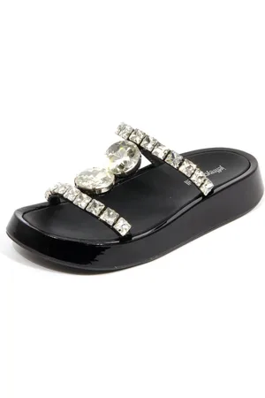 Jeffrey Campbell Femme, Chaussures, Noir, Taille: 38 EU Mules strass avec modèle Zhao