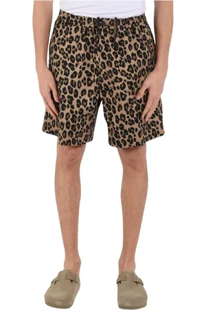 Aspesi Homme, Shorts, Brun, Taille: L Short Bermuda en coton avec bouton et fermeture éclair