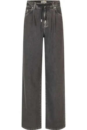 Baum und Pferdgarten Femme, Jeans, Gris, Taille: 40 FR Jean Nanny Noir Usé