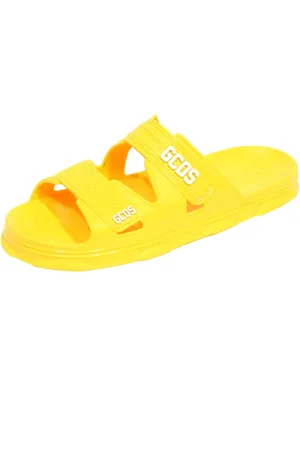 GCDS Homme, Chaussures, Jaune, Taille: 40 EU Ss22M470008 ciabatta slippers