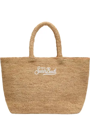MC2 SAINT BARTH Femme, Sacs, , Taille: ONE Size Sac de plage Rafia Beach
