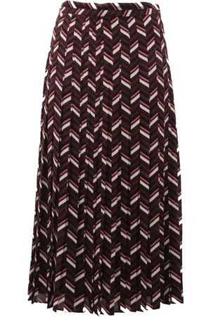 Michael Kors Femme, Jupes, Rouge, Taille: 42 FR Jupe Bordeaux Cordovan
