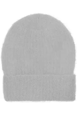 American Dreams Femme, Accessoires, Gris, Taille: ONE Size Bonnet en mohair gris