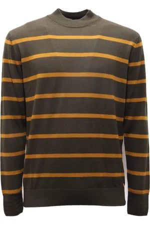 Scotch&Soda Homme, Pulls, Vert, Taille: M Pull en laine à rayures