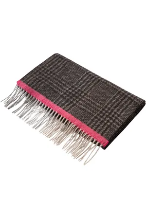 Brooks Brothers Homme, Accessoires, Brun, Taille: ONE Size Écharpe marron en mélange laine et cachemire