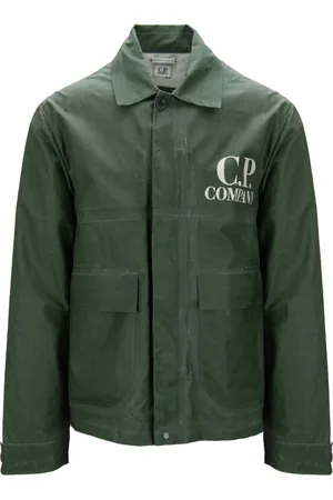 C.P. Company Homme, Vestes, Vert, Taille: M Veste Homme à Fermeture Éclair et Bouton