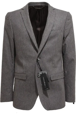 Guess Homme, Vestes, Gris, Taille: M Veste à rayures marron avec modèle 14M200