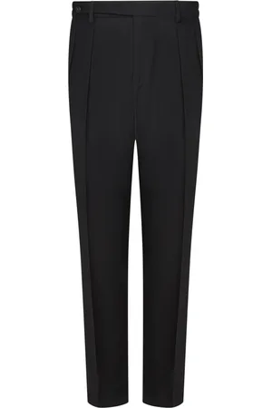 Boglioli Homme, Pantalons, Noir, Taille: 2XL Pantalon Confort en Laine Stretch Noir