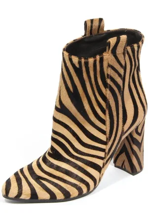 Via Roma Femme, Chaussures, , Taille: 37 1/2 EU Bottines à Imprimé Zèbre