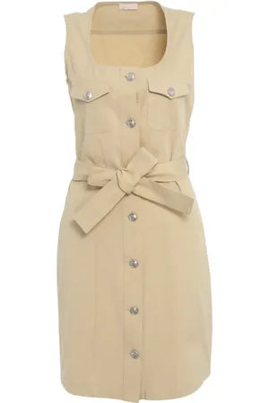 Liu Jo Femme, Robes, , Taille: 40 FR Robe sans Manches avec Ceinture