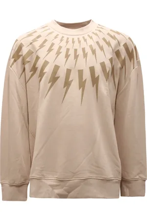Neil Barrett Homme, Sweatshirts et sweats à capuche, , Taille: XL SweaT-shirt Fair-Isle Thunderbolt