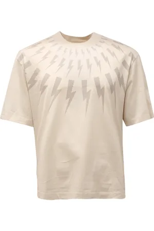 Neil Barrett Homme, Tops, , Taille: S Pull Slim Fit Fairisle Thunderbolt
