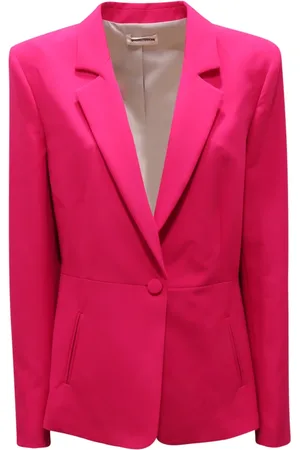 SANDRO FERRONE Femme, Vestes, Rose, Taille: 42 FR Veste en laine italienne Magenta doublée